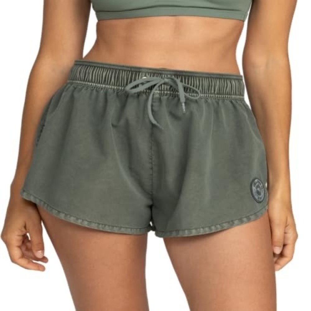 Roxy Olive Green Swim Shorts